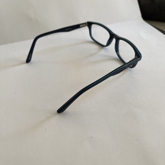 Robert Mitchell Eyeglasses RMJ 6000 Navy Designer Frames Only Blue 47-17-130 - Picture 4 of 6